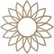 Ekena Millwork Daisy Wood Fretwork Pierced Ceiling Medallion, Birch, 24"OD x 8 3/8"ID x 3/8"T CMWP24X24X0375DABI - alternate 3